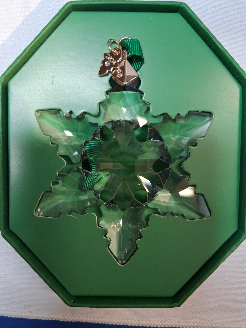 Swarovski Crystal 2024 Annual Edition Snowflake/Star Christmas Ornament 5661079